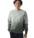Champion Clothing CD400D Dip Dye Crewneck Sweatshi in Army ombre front view