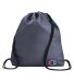 Champion Clothing CA3000 Carrysack Drawstring Bag in Heather oxford grey front view