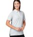 Devon and Jones DG101W Crownlux Performance® Ladi in White/ silver side view