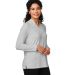 Devon and Jones DP121W Ladies' Raleigh Shawl Colla in Grey side view