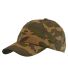 J America TW5537 Ripper Washed Cotton Ripstop Cap in Camo front view