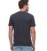 Threadfast Apparel T1001 Epic Unisex CVC T-Shirt in Heather black back view