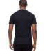 Threadfast Apparel T1001 Epic Unisex CVC T-Shirt in Solid black back view