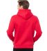 Threadfast Apparel T2000 Unisex Epic Fleece Pullov in Red back view