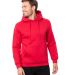Threadfast Apparel T2000 Unisex Epic Fleece Pullov in Red front view