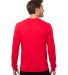 Threadfast Apparel T3000 Epic Unisex Long-Sleeve T in Red back view