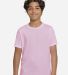Threadfast Apparel T1000B Youth Epic Cotton T-Shir in Light Pink