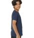 Threadfast Apparel T1001B Youth Epic CVC T-Shirt in Heather navy side view