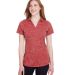 Puma 596802 Women's Icon Heather Polo in High risk red