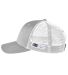 Puma 22675 110 Snapback Trucker Cap in Quarry/ brt whit side view