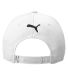 Puma 22537 P Snapback Golf Cap in Bright white back view