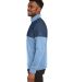 Puma 595803 Cloudspun Warm Up Quarter-Zip Pullover in Blu bell/ dk dnm side view