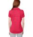 Puma 597695 Women's Cloudspun Free V-neck Polo in Teaberry heather back view
