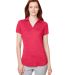 Puma 597695 Women's Cloudspun Free V-neck Polo in Teaberry heather front view
