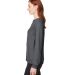 Puma 599267 Women's Cloudspun Crewneck Sweatshirt in Puma black hthr side view