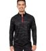 Puma 599440 Volition Flanked Quarter-Zip Pullover in Puma black front view