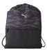 Puma 78121 Camo Drawstring Backpack in Puma black front view