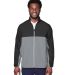 Puma 599128 1st Mile Wind Jacket in Pma blk/ qut shd front view