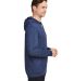 Puma 534527 Cloudspun Progress Hooded Sweatshirt in Navy blazer hthr side view