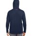 Puma 537474 Volition Patriotic Hooded Pullover in Navy blazer back view
