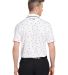 Puma 537477 Volition Skylight Patriotic Polo in Brt wht/ nvy blz back view