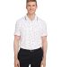 Puma 537477 Volition Skylight Patriotic Polo in Brt wht/ nvy blz front view