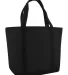 8872 Liberty Bags - 16 Ounce Cotton Canvas Tote in Black/ black front view