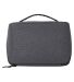 North End NE012 JAQ Travel Toiletry Bag in Carbon back view