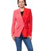 Stilo Apparel FS27270 Red Venissia Jacket in Two tone red front view