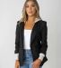 Stilo Apparel FS30227 2-FER HOODIE BLAZER in Black