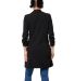 Stilo Apparel FS24542 Classic Long Blazer Roushed  in Black back view