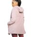 Stilo Apparel FS23937 Fuzzy Fleece Teddy 2 Ply Lon in Pink back view