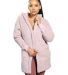 Stilo Apparel FS23937 Fuzzy Fleece Teddy 2 Ply Lon in Pink front view