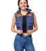 Stilo Apparel FS28447 Juno Western Puffer Jacket B in Blue side view