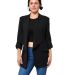 Stilo Apparel FS26493 Waterfall Blazer in Black front view