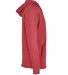 Next Level Apparel 9300 Malibu Welt Pocket Hoodie in Heather cardinal side view