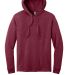 Next Level Apparel 9300 Malibu Welt Pocket Hoodie in Heather cardinal frontFlat view