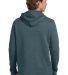 Next Level Apparel 9300 Malibu Welt Pocket Hoodie in Heather slate blue back view