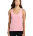 Next Level Apparel 3933 Women's Cotton Tank in Light pink