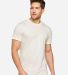 LA T 6904 UNISEX BAMBOO TEE in Eggshell