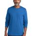 Volunteer Knitwear VL60LS    Chore Long Sleeve Tee in Trueroyal front view
