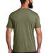 Allmade AL2004      Unisex Tri-Blend Tee in Olive you green back view
