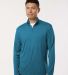 Allpro 41870 Pro-Lock Performance Quarter-Zip Pull in Pacific blue front view