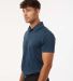 Allpro 4HM00 Performance Mélange Polo in Navy melange side view