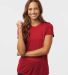 Allpro 48000L Pro-Lock Women's Performance T-Shirt in Red front view