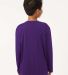 Allpro 48400Y Pro-Lock Youth Performance Long Slee in Purple back view