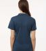 Allpro 4HM00L Women's Performance Mélange Polo in Navy melange back view