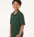 Allpro 41800Y Pro-Lock Youth Performance Polo in Forest green side view