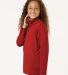 Allpro 41870Y Pro-Lock Youth Performance Quarter-Z in Red side view