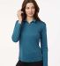 Allpro 41870L Pro-Lock Women's Performance Quarter in Pacific blue front view